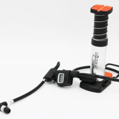 Bikers Dream - Winkel-Verlängerungsadapter mit Druckablassventil für schwer zugängige Ventile und Fußpumpe